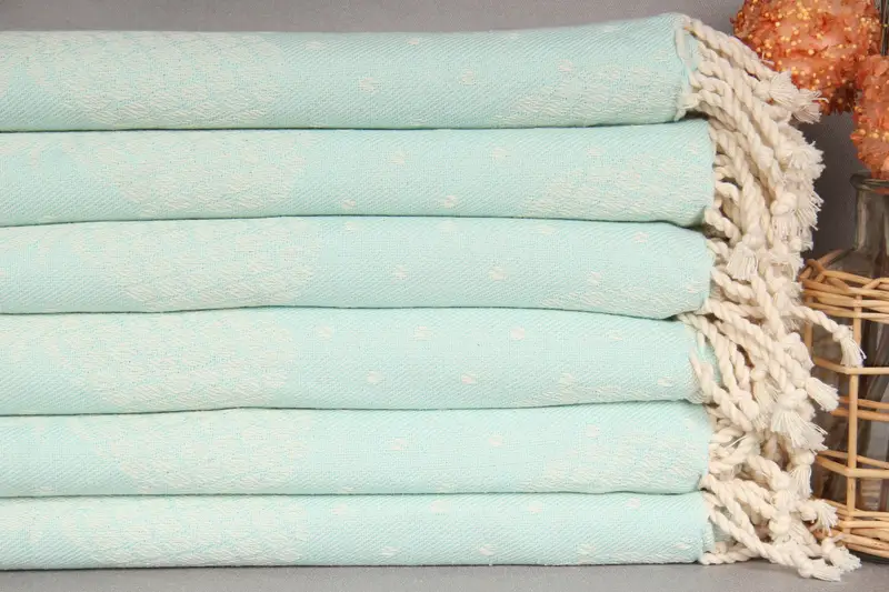 Summer Gift, Christmas Favors, Absorbent Turkish towel, 80x40 Cotton Pineapple Design Towel, Fouta towel, Personalized Towel Gift, Travel Towel - 3