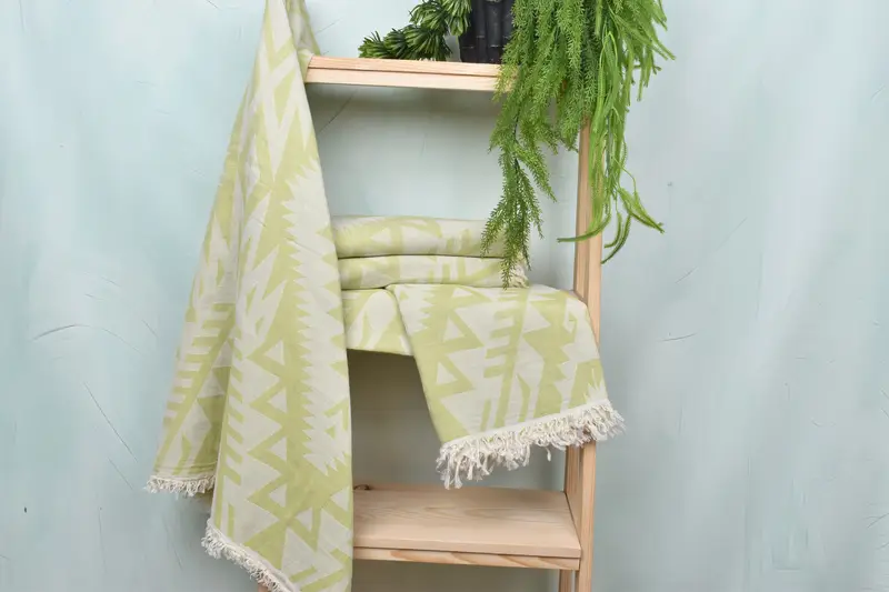 Summer Towel, Turkish hand towel, Luxury Turkish Bath Towel, 76x40 Cotton Geometric Towel, Turkish beach towel, Handmade Gift, Wedding Gift Ideas - 7