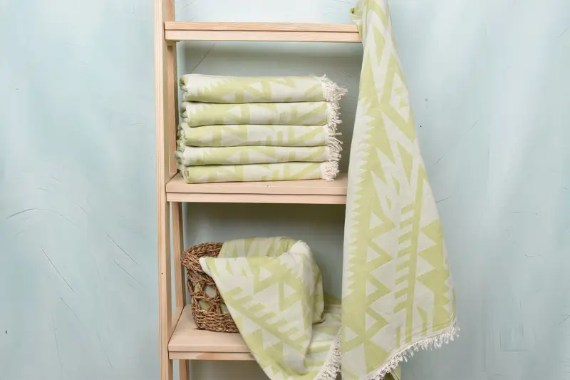 Summer Towel, Turkish hand towel, Luxury Turkish Bath Towel, 76x40 Cotton Geometric Towel, Turkish beach towel, Handmade Gift, Wedding Gift Ideas - 4