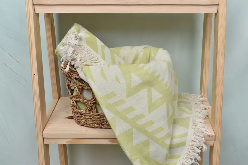 Summer Towel, Turkish hand towel, Luxury Turkish Bath Towel, 76x40 Cotton Geometric Towel, Turkish beach towel, Handmade Gift, Wedding Gift Ideas - 5