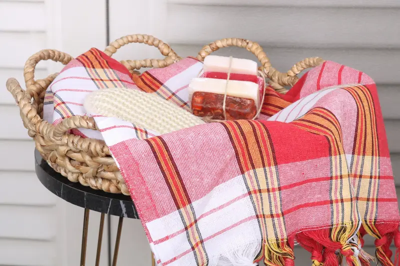 Welcome Wedding Gift, Bachelor Gifts, Girls Weekend Favors, 68x32 Cotton Striped Towel, Thin towel, Girls Weekend Getaways Gifts, Cotton towel - 2