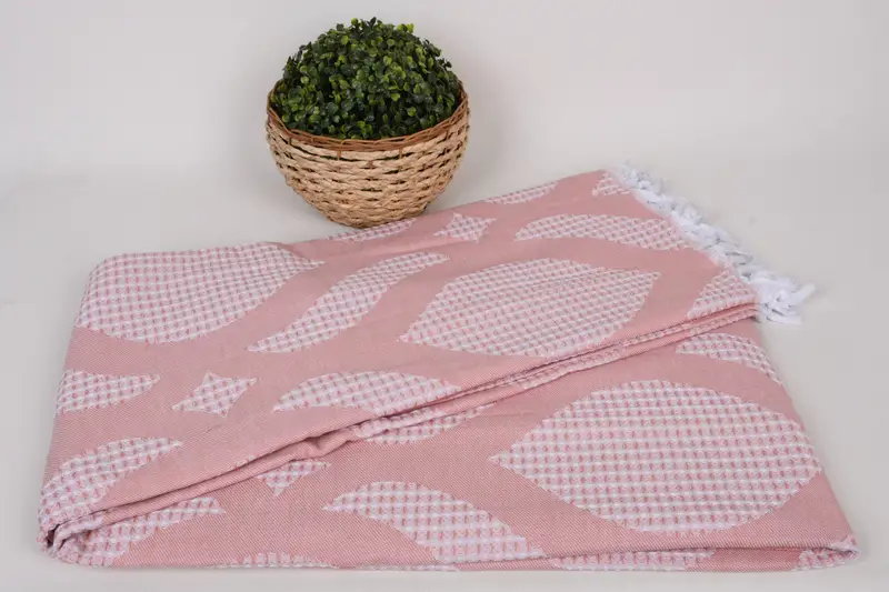 Beach Wedding Favor, Wedding Favors, Turkish Cotton Throw Blanket, Bedspread, 80x60 Cotton Set of 5 Towel, Gift For Best Friend, Bachelorette Gifts - 5