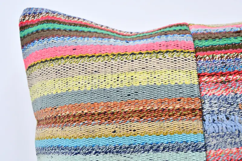 Home Decor Pillow, Boho Throw Cushion, Kilim Pillow, Boho Pillow Sham Cover, Cushion Case, Sofa Bolster Cushion Case, 20x20 Red Pillow - 2