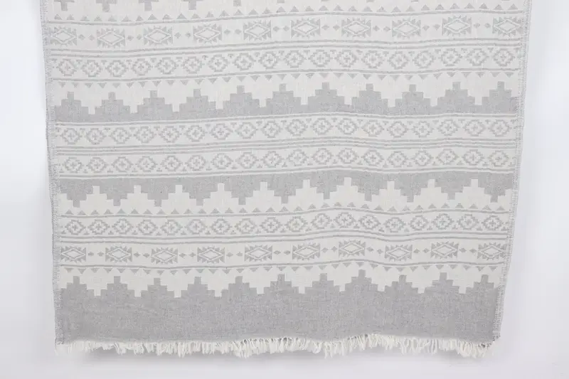 Handwoven Turkish bath towel, Handmade Gift, 70x36 Cotton Aztec Towel, Bachelor Party Favors, Gym Towel, Absorbent towel, Turkish beach towel - 1