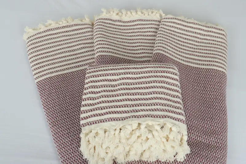 Bachelor Party Gifts, Wedding Hand Made Gift, Throw Blanket, Wedding Favors, Custom Shower Curtain, 90x70 Cotton Striped Towel, Bridal Shower Gift - 5