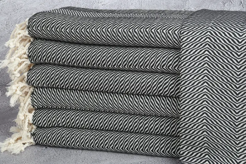 Gift For Mom, Wedding Gift, 40x20 Cotton Chevron Towel, Small Bath Towels, Personalized Kitchen Towel, Gift For The Home, Travel Towel, Gym Towel - 1