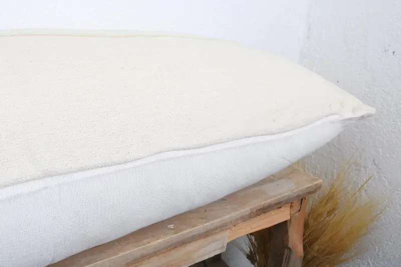 Cushion Cover, 16x36 White Pillow Sham, Ethnical Kilim Rug Pillow, Sustainable Pillow Case, Authentic Pillow Sham, Pillow for Sofa, Vintage Pillow - 6