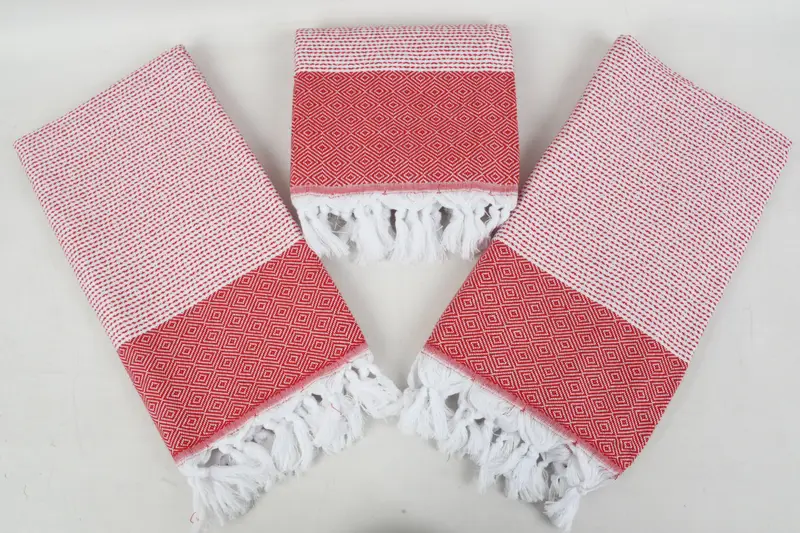 Gift For Mom, Thin and lightweight Turkish peshtemal, Home Decor Gifts, 70x40 Cotton Diamond Towel, Turkish Towel USA, Fouta towel, Organic Towel - 8