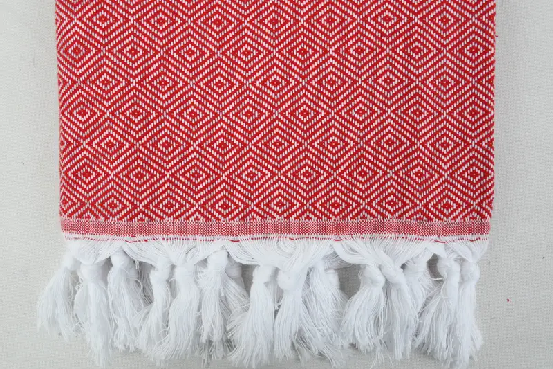 Gift For Mom, Thin and lightweight Turkish peshtemal, Home Decor Gifts, 70x40 Cotton Diamond Towel, Turkish Towel USA, Fouta towel, Organic Towel - 5