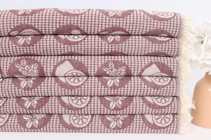 Personalized Kitchen Towel, Small Bath Towels, Wedding Favors, 28x20 Cotton Fruits Patterned Towel, Beach Theme Bachelorette Party, Grandma Gift - 4