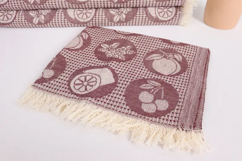 Personalized Kitchen Towel, Small Bath Towels, Wedding Favors, 28x20 Cotton Fruits Patterned Towel, Beach Theme Bachelorette Party, Grandma Gift - 6