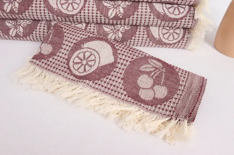 Personalized Kitchen Towel, Small Bath Towels, Wedding Favors, 28x20 Cotton Fruits Patterned Towel, Beach Theme Bachelorette Party, Grandma Gift - 5