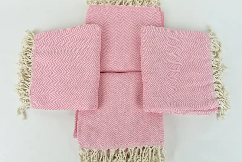 Miami Bachelorette Party Favors, Turkish hand towel, Gift Towel, Beach towel, 70x40 Cotton Herringbone Towel, Custom Gift, Bridesmaid Towel - 6