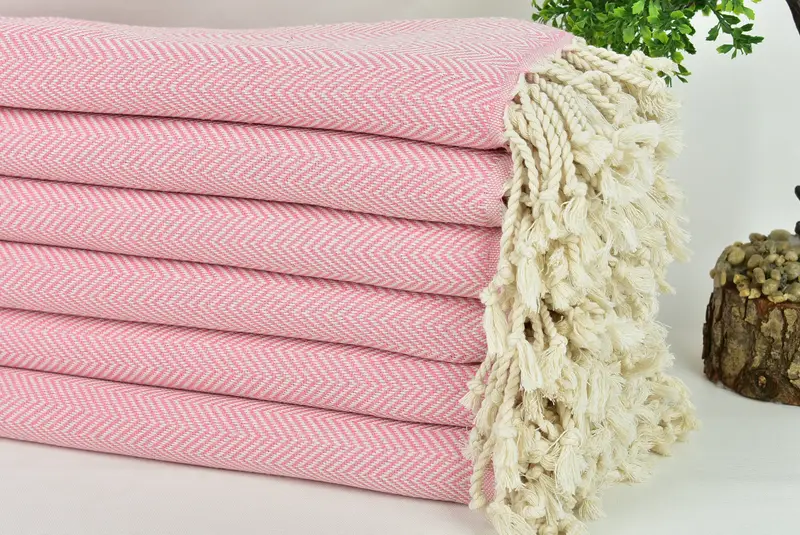 Miami Bachelorette Party Favors, Turkish hand towel, Gift Towel, Beach towel, 70x40 Cotton Herringbone Towel, Custom Gift, Bridesmaid Towel - 3