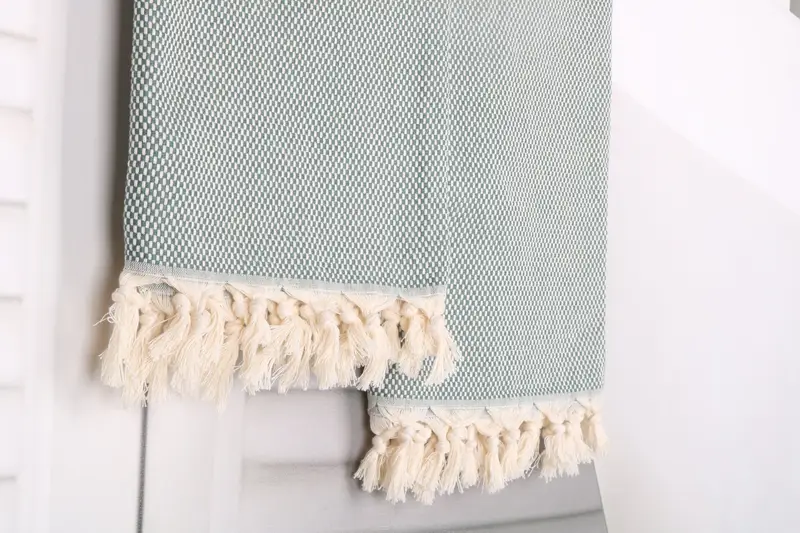 Guest Towel, Turkish Towel Beach, 70x40 Cotton Polka Dot Towel, Bachelorette Party Gift, Custom Wedding Gifts, Customized Towels, Embroidery Towel - 8
