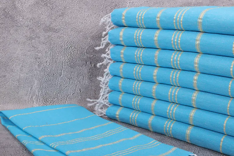 Wedding Gift, Bathroom Towels, Bridesmaid Gift, Personalized Gift, 40x24 Cotton Striped Towel, Christmas Favors, Organic Tea Towel, Spa Towel - 2