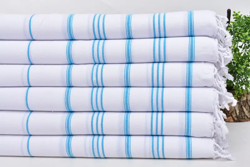 Summer Towel, Gift For Him, Spa Towel, Bachelorette Gifts, Personalized Gift, 40x24 Cotton Striped Towel, Turkish Towel Hand Towel, Bathroom Towels - 3