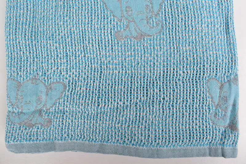 Monogram Blanket, Decorative Bedspread, King Size Bedspread, 50x48 Cotton Elephant Design Towel, Boho Throw Blankets, Custom Wedding Gifts - 5