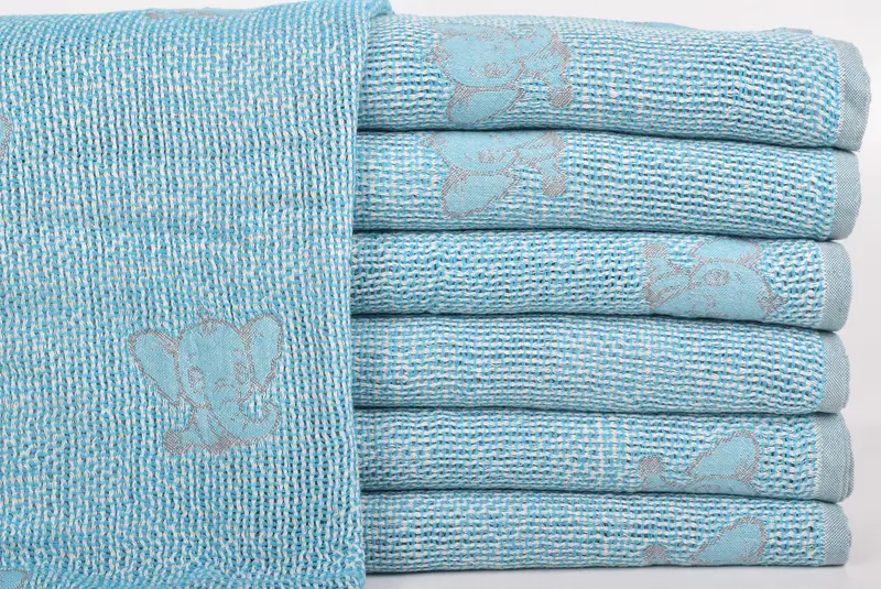 Monogram Blanket, Decorative Bedspread, King Size Bedspread, 50x48 Cotton Elephant Design Towel, Boho Throw Blankets, Custom Wedding Gifts - 2