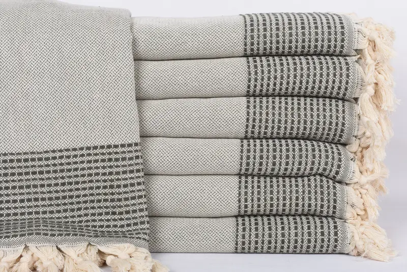 Bedspread, Spooky Bachelorette Party, Khaki Green Striped Throw, 95x91 Inches