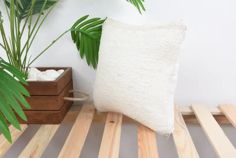 Pillow for Couch, 12x12 White Cushion, Turkish Rugs Pillow, Cushion, Nautical Throw Pillow Sham, Antique Pillows, Vintage Pillow - 5