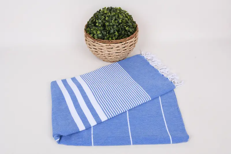 Beach Towel Bulk, Turkish Towel Beach, Best Friend Wedding Gift, Spa Gift Towel, Peshtemal Towel, Valentines Day Gift, 70x40 Cotton Striped Towel - 4