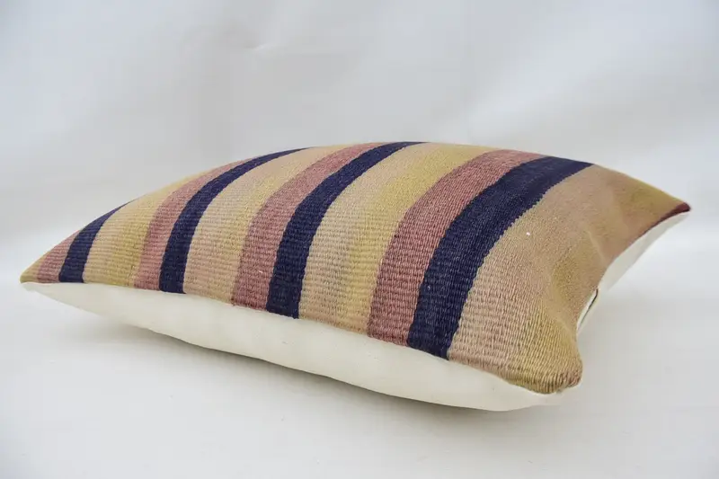 Cushion, 16x24 Beige Pillow, Interior Designer Pillow, Vintage Kilim Throw Pillow, Vintage Throw Pillow, Boho Pillow - 6