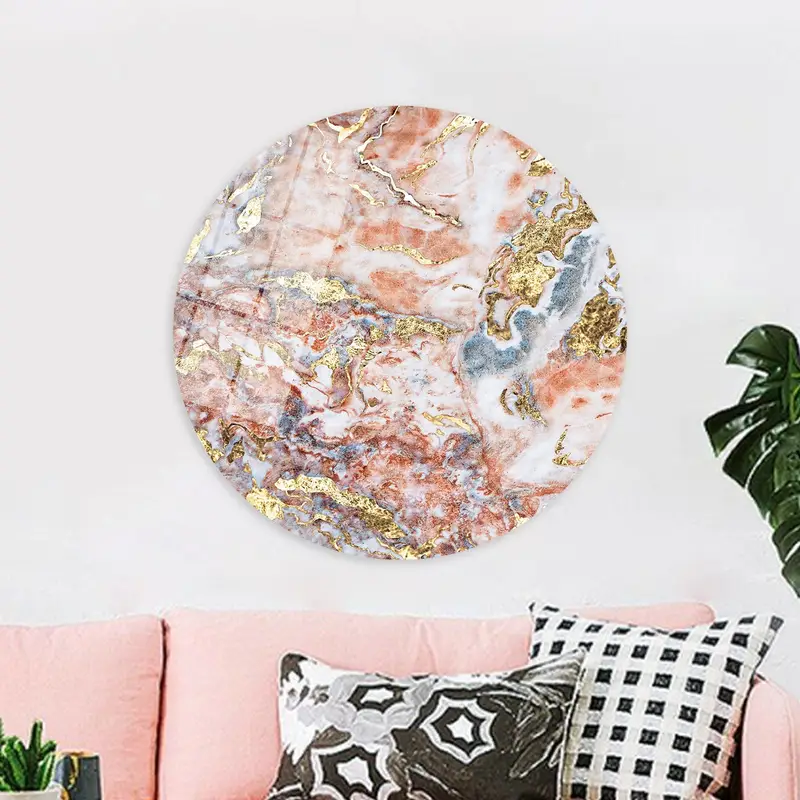 Elegant Gold Marble Shimmery Luxury Printed Canvas Art