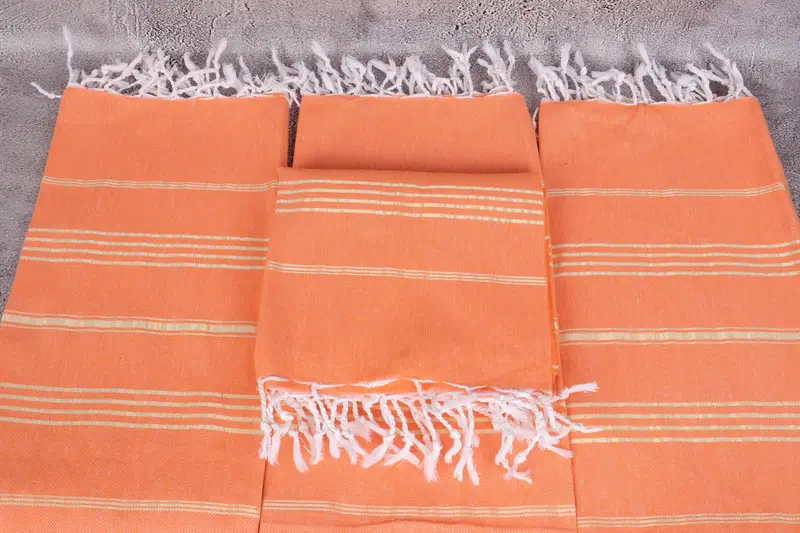 Hammam Towel USA, Bridesmaid Proposal Gift, Monogram Towels, Wedding Gift, 70x40 Cotton Striped Towel, Bachelorette Party Favors, Bridesmaid Gifts - 4