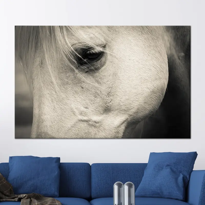 Trendige bedruckte Leinwand: Pferdeliebhaber-Männerhöhle-Bürodekoration