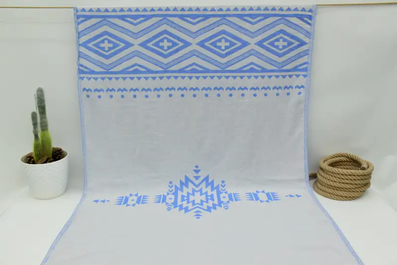 Turkish Towel USA, Lightweight Turkish towel, Peshtemal Towel, Bridal Shower Favors, Mother Of The Groom Gift, 70x36 Cotton Plus Design Towel - 1