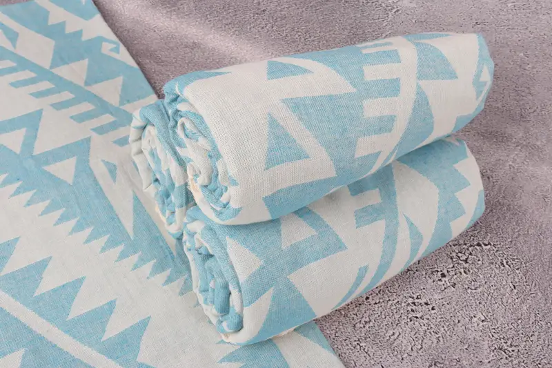 Wedding Day Gift For Bride, Monogram Turkish Towel, Bachelor Bachelorette Party Favors, Spa Towel, Turkish hand towel, 76x40 Cotton Geometric Towel - 8