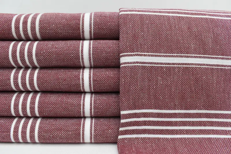 Personalized Gifts, Personalized Wedding Gift For Couple, Lightweight towel, Organic Beach Towel, 70x40 Cotton Striped Towel, Custom Towel - 1