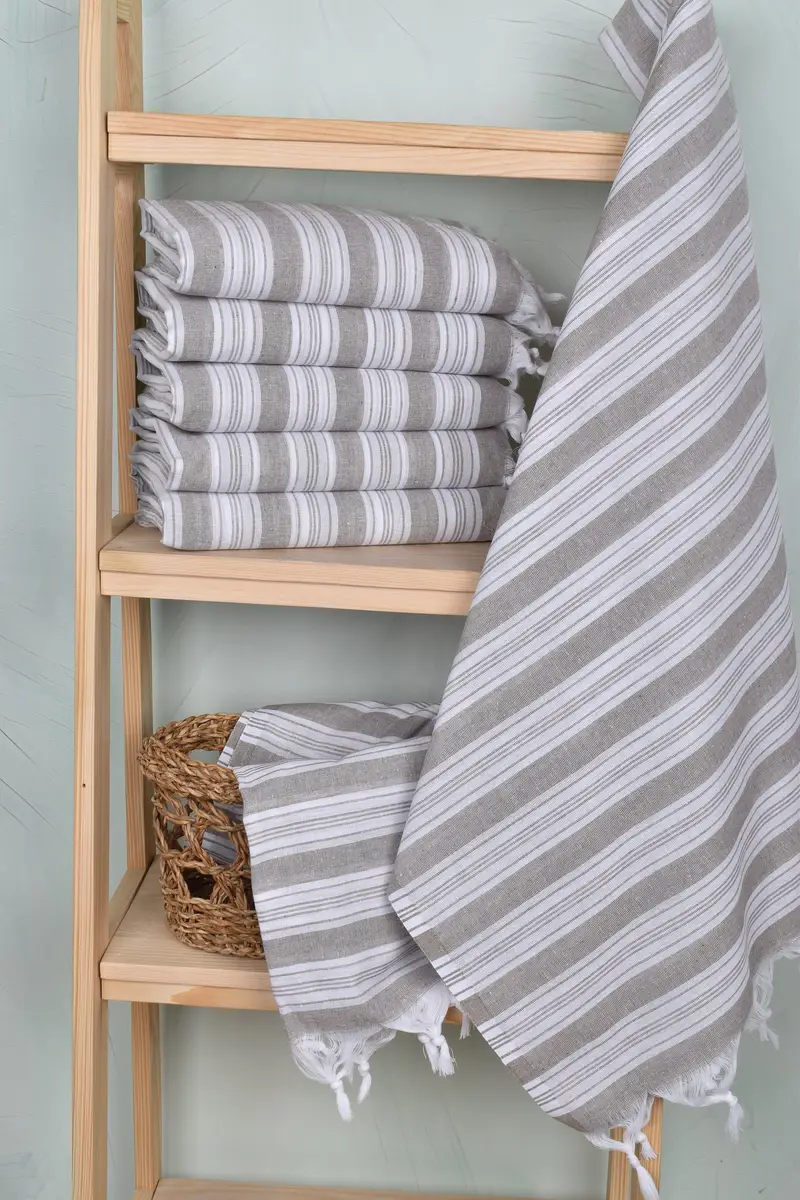 Quick-dry peshtemal, Organic Towel, Bachelorette Party Gifts Bridesmaids, 70x40 Cotton Striped Towel, Gift For Bride, Cotton towel, Kids Beach Towel - 3