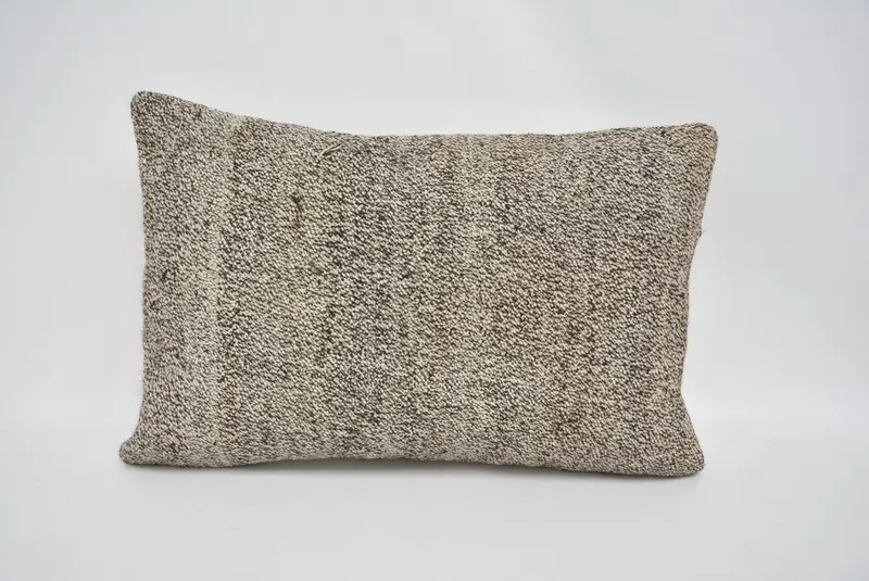 16x24 Gray Pillow Cover, Southwestern Pillow, Gift Pillow, Yoga Cushion Cover, Kilim Cushion Sham, Pillow Sham, Handmade Kilim Cushion - 1