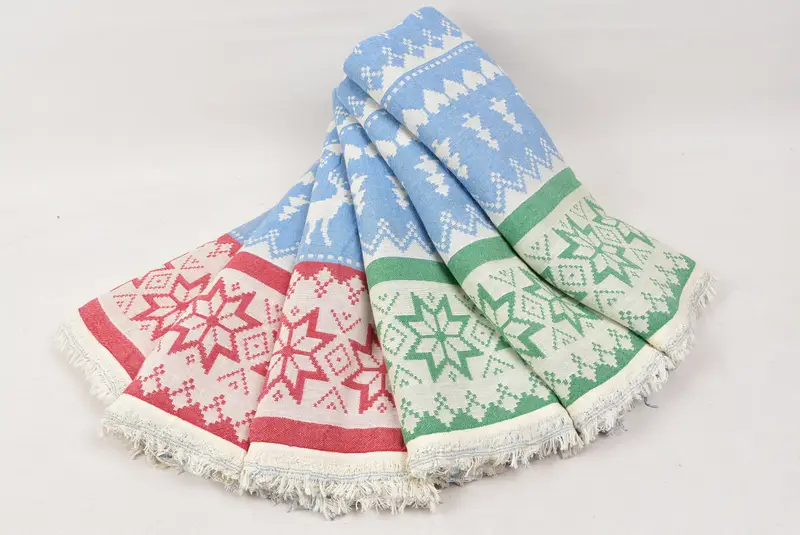 80x40 Cotton Deer Patterned Towel, Travel Towel, Wedding For Favor, Turkish towel, Wedding Towel, Turkish hand towel, Monogrammed Beach Towel - 4