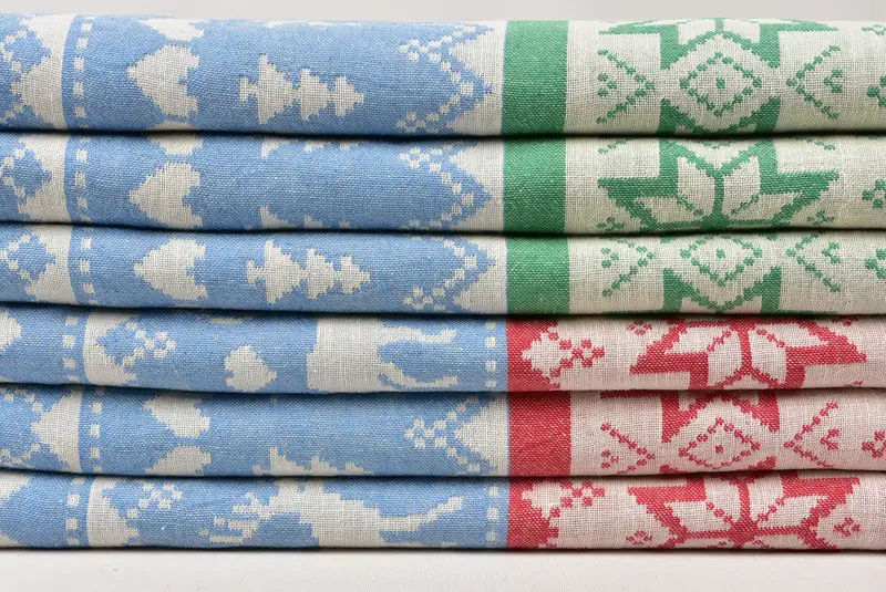 80x40 Cotton Deer Patterned Towel, Travel Towel, Wedding For Favor, Turkish towel, Wedding Towel, Turkish hand towel, Monogrammed Beach Towel - 2