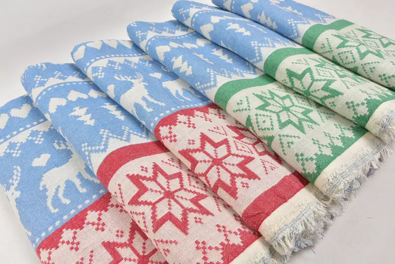 80x40 Cotton Deer Patterned Towel, Travel Towel, Wedding For Favor, Turkish towel, Wedding Towel, Turkish hand towel, Monogrammed Beach Towel - 6