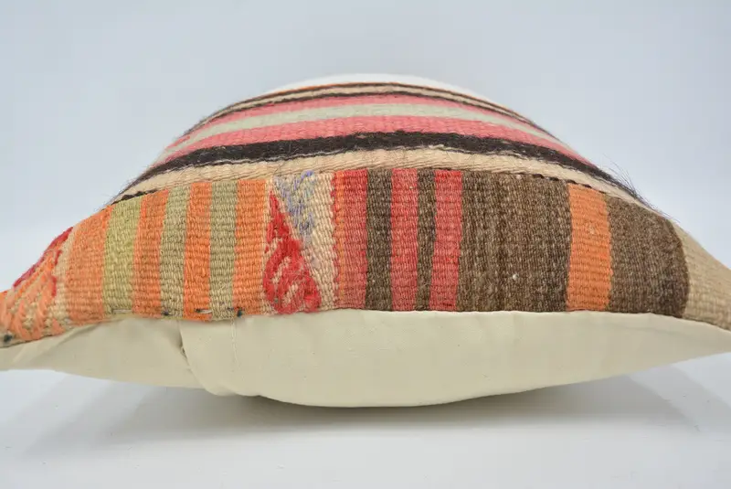 Evcil hayvan yastığı, dış mekan yastığı, 16x24 beyaz yastık sahte, pamuk yastık kapağı, yastık, Türk yastığı, Kilim yastığı, antika yastık - 5