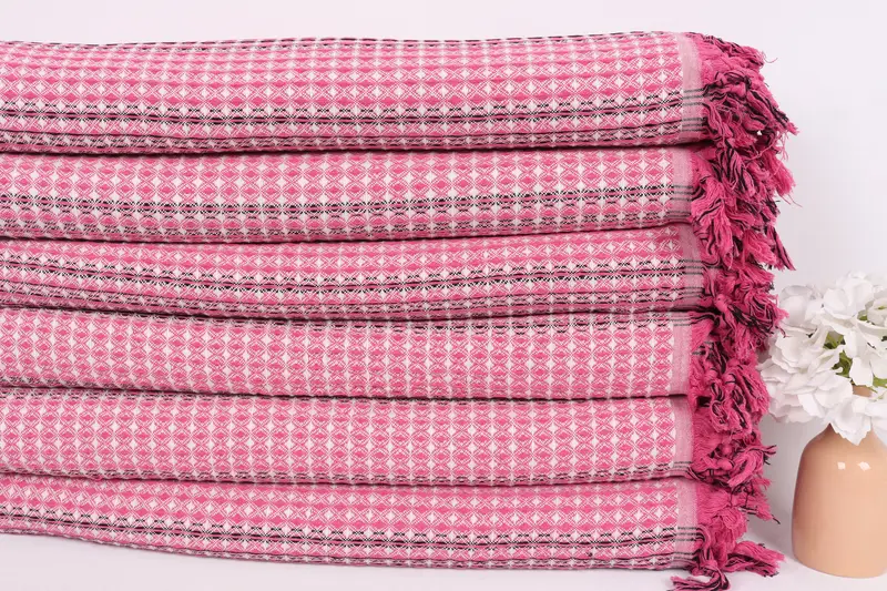 Wedding Favors, Tablecloth, Woven Throw Blanket, Turkish Towel Beach Blanket, Quenn Bedspread, 96x70 Cotton Striped Towel, Best Wedding Gift - 3