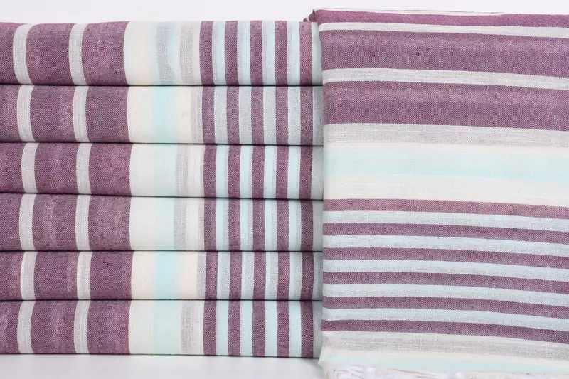 Quick-drying cotton Turkish beach towel, Bachelor Gifts, Cotton towel, Bride Gift, Holiday Towel, Monogram Beach Towel, 68x40 Cotton Striped Towel - 1