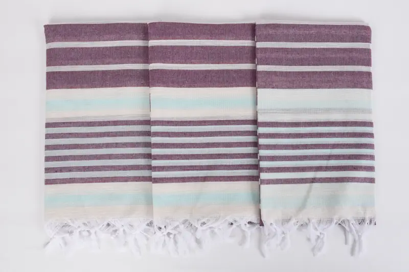 Quick-drying cotton Turkish beach towel, Bachelor Gifts, Cotton towel, Bride Gift, Holiday Towel, Monogram Beach Towel, 68x40 Cotton Striped Towel - 7