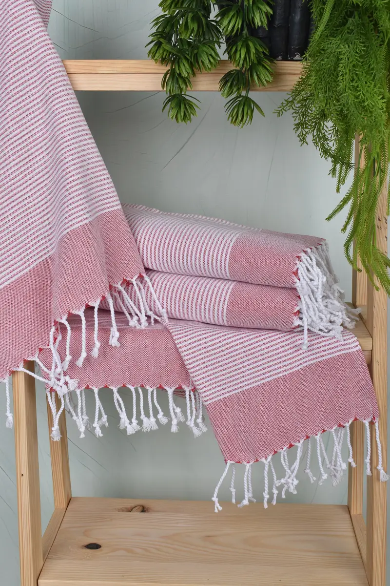 Bachelor Gift, Personalized Home Gift Wedding, 40x18 Cotton Striped Towel, Organic Towel, Monogram Hand Towel, Wedding Favors, Wedding Gift - 6