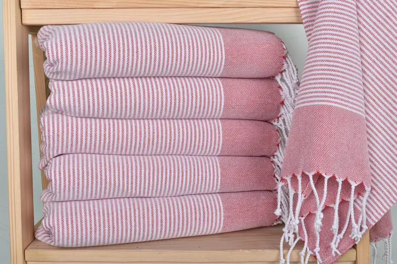 Bachelor Gift, Personalized Home Gift Wedding, 40x18 Cotton Striped Towel, Organic Towel, Monogram Hand Towel, Wedding Favors, Wedding Gift - 2