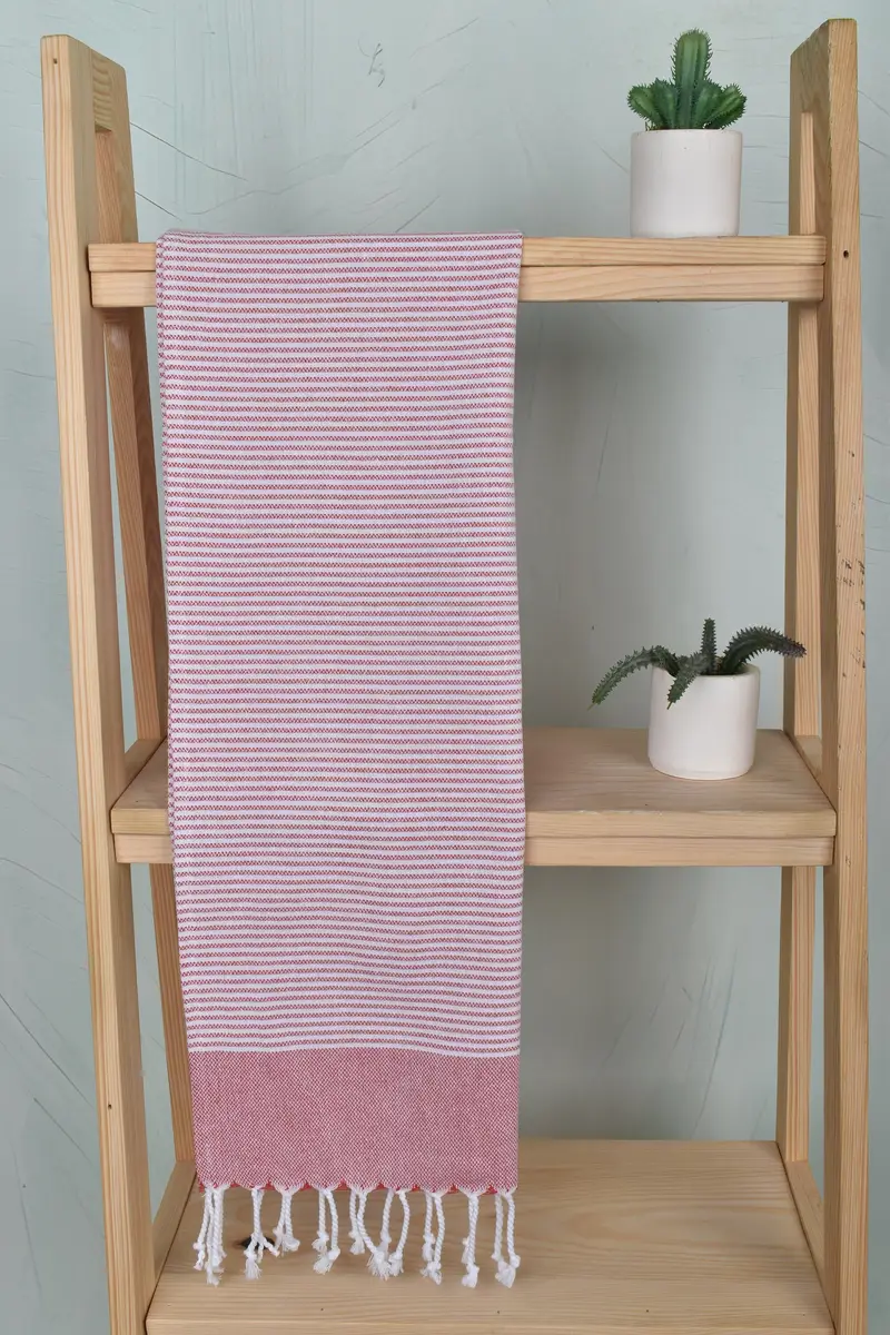 Bachelor Gift, Personalized Home Gift Wedding, 40x18 Cotton Striped Towel, Organic Towel, Monogram Hand Towel, Wedding Favors, Wedding Gift - 8