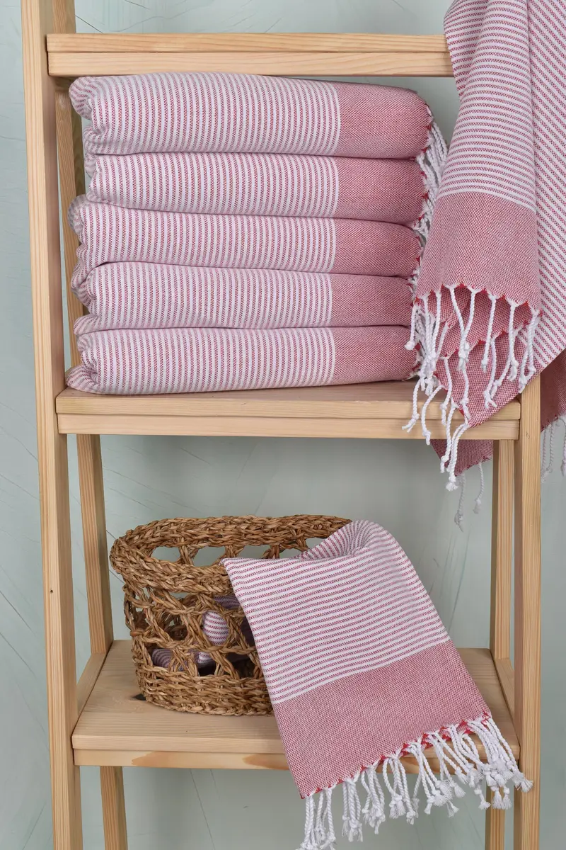 Bachelor Gift, Personalized Home Gift Wedding, 40x18 Cotton Striped Towel, Organic Towel, Monogram Hand Towel, Wedding Favors, Wedding Gift - 3