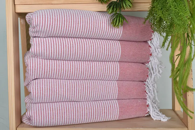 Bachelor Gift, Personalized Home Gift Wedding, 40x18 Cotton Striped Towel, Organic Towel, Monogram Hand Towel, Wedding Favors, Wedding Gift - 1