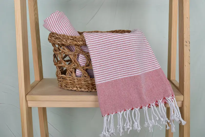 Bachelor Gift, Personalized Home Gift Wedding, 40x18 Cotton Striped Towel, Organic Towel, Monogram Hand Towel, Wedding Favors, Wedding Gift - 4