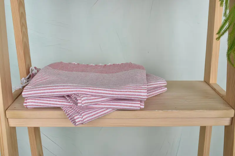 Bachelor Gift, Personalized Home Gift Wedding, 40x18 Cotton Striped Towel, Organic Towel, Monogram Hand Towel, Wedding Favors, Wedding Gift - 7