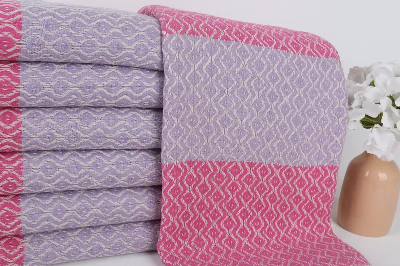 Turkish bath towel, Turkish towel, Bachelorette Party Gifts, 70x40 Cotton Striped Towel, Bachelorette Beach Towel, Bridesmaid Proposal Gift - 1